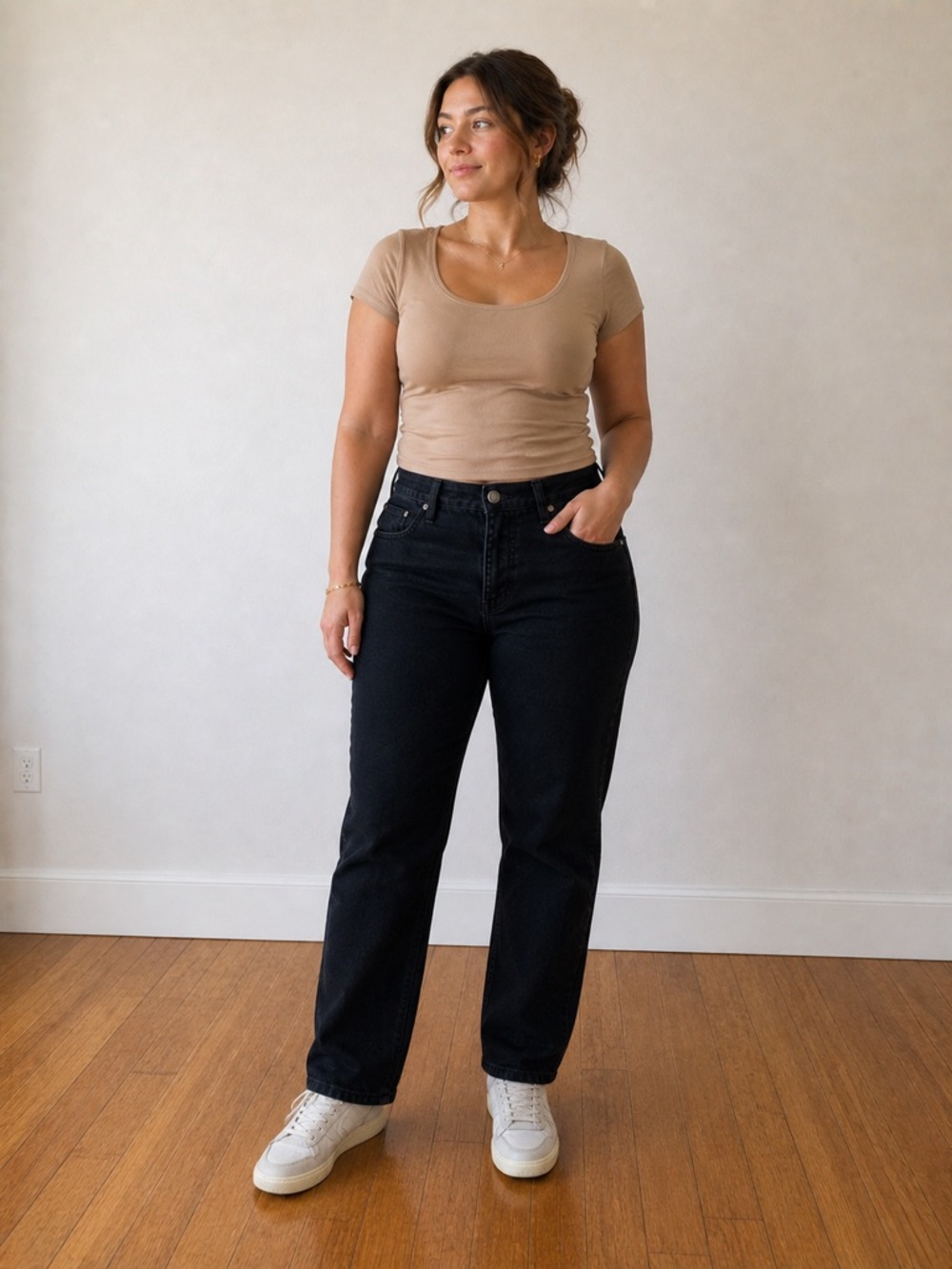 Old navy high rise straight jeans
